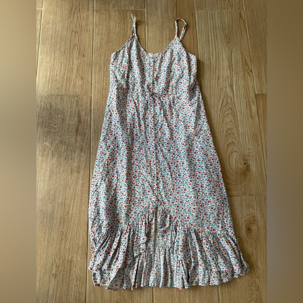 Rails Frida Floral-Print Tiered Midi Dress - Picture 5 of 8